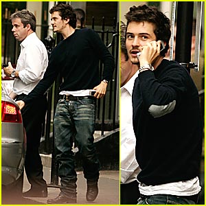 Orlando Bloom Lunches in London