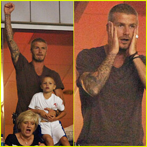 Becks Joins the Cheering Squad