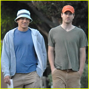 Luke MacFarlane Steps Out with Wentworth Miller