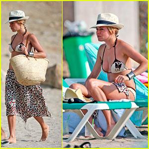 A Day at the Beach with Sienna Miller