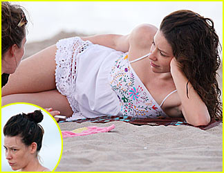 Evangeline Lilly is a Beach Babe