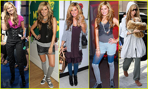 Ashley's Tisdale Five-Outfit Frenzy