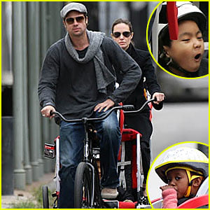 Brad Pitt: Bicycle Built For Four
