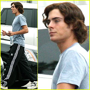 Zac Efron Wigs Out