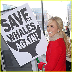 Hayden Panettiere: Save the Whales... Again!
