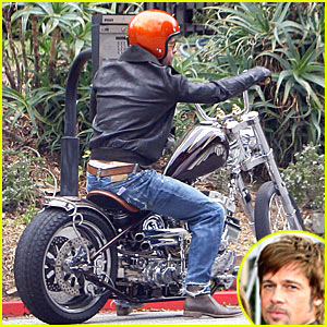 Brad Pitt is Motorcycle Man