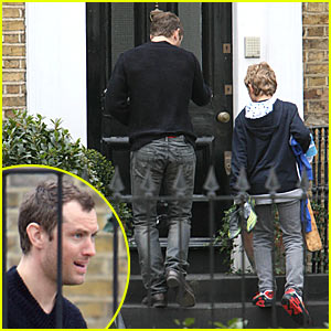Jude Law Does Daddy Duties