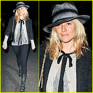 Sienna Miller's Mid-flight Make-out Session