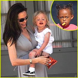 Angelina Jolie Enters Mommy Mode