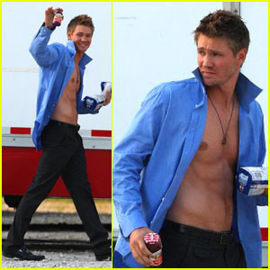 Chad Michael Murray is Shirtless