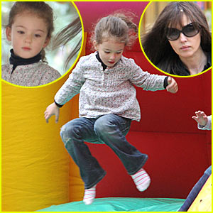 Monica Bellucci's Daughter Goes Jump, Jump