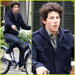 Nick Jonas is a Biker Boy