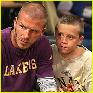 David Beckham Brings Luck to the Lakers