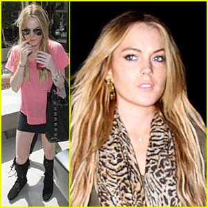 Lindsay Lohan Lunches in LA