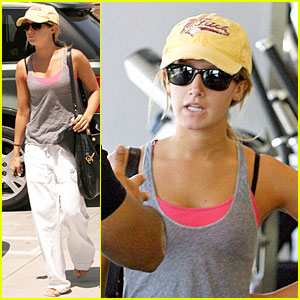 Ashley Tisdale: I Want My Own Exercise Equipment!