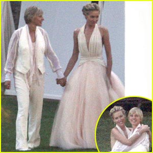 Ellen DeGeneres Wedding Pictures -- FIRST LOOK