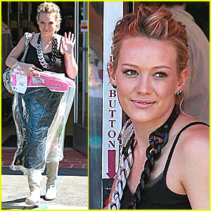 Hilary Duff Goes For the Dry Cleaning Kill