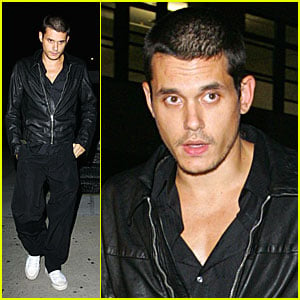 John Mayer is All Dressed in Black