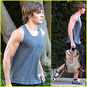 Zac Efron Moves A Muscle
