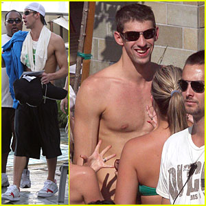 Michael Phelps is Swimming in Girls