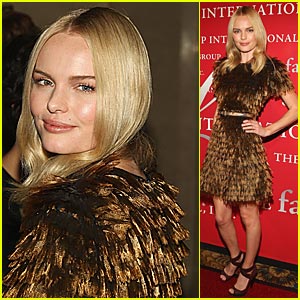 Kate Bosworth Ruffles Her Burberry Feathers