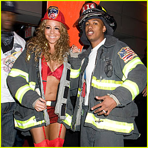 Mariah Carey is a Halloween Firefighter