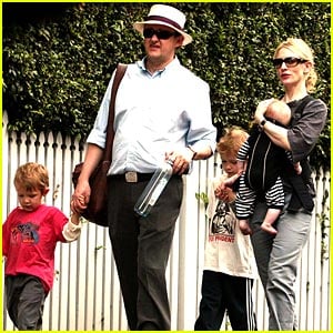 Cate Blanchett Takes A Family Walk