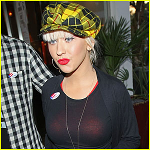 Christina Aguilera's Sheer Election Day