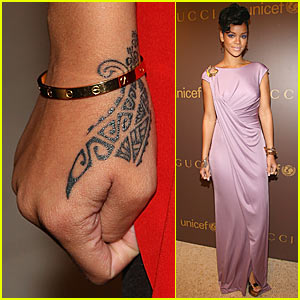 Rihanna: My New Wrist Tattoo is Tribal!