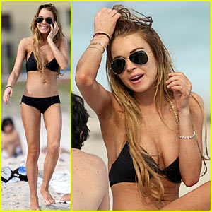 Lindsay Lohan's Got A Bikini Beach Bod