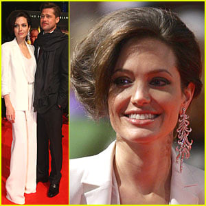 Angelina Jolie is Akris Suit-able