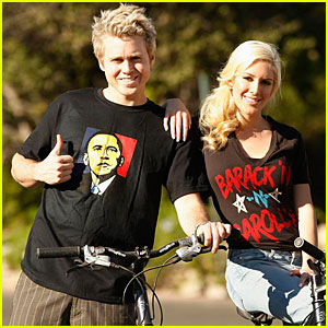 Heidi & Spencer Go Bikin' for Barack