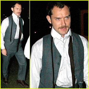 Jude Law is the Mustache Man