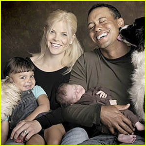 Photos of Tiger Woods and His Kids, Charlie and Sam Woods