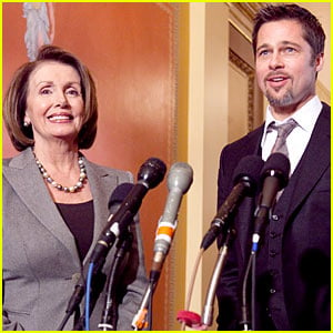 Brad Pitt & Nancy Pelosi Make It Right