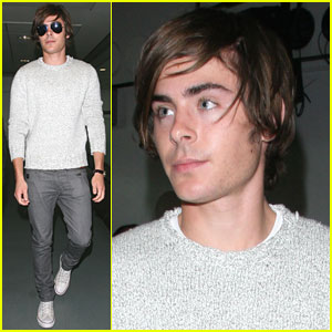 Zac Efron Lands in London
