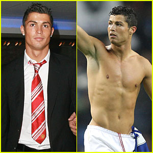 Cristiano Ronaldo Gets Shirtless Sexy