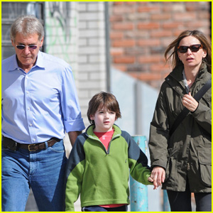 Harrison Ford & Calista Flockhart Have Family Time