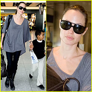 Angelina Jolie: Heathrow Hottie
