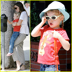 Violet Affleck is Sunglasses Silly