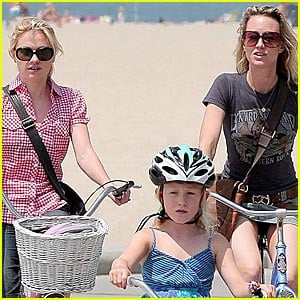 Anna Paquin Bikes With Fiance's Ex