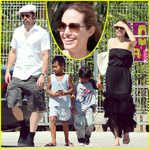 Brad Pitt & Angelina Jolie: Gerbils Galore!