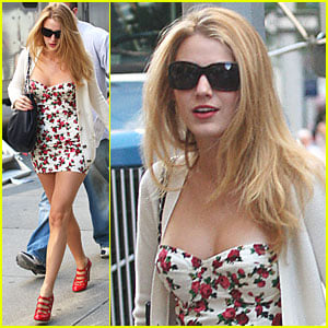 Blake Lively is Floral Flirty