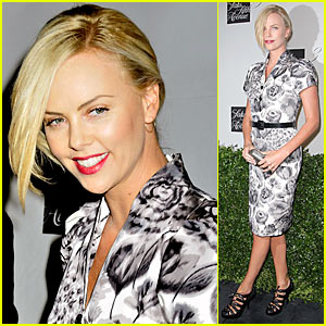 Charlize Theron: Fashion Night Out with Dior
