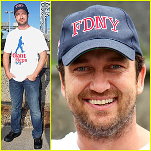 Gerard Butler Takes Giant Steps For 9/11
