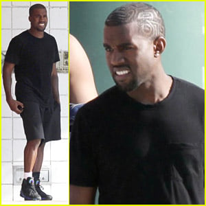 Kanye West Shoots Some Hoops
