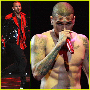 Chris Brown Performs At Powerhouse