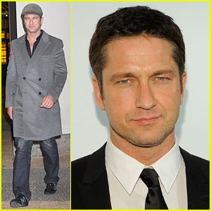Gerard Butler Hits Whitney Studio Party