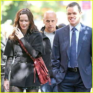 Matt Damon & Emily Blunt: 'Adjustment Bureau' Begins!