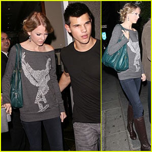 Taylor Swift & Taylor Lautner: Steakhouse Sweethearts